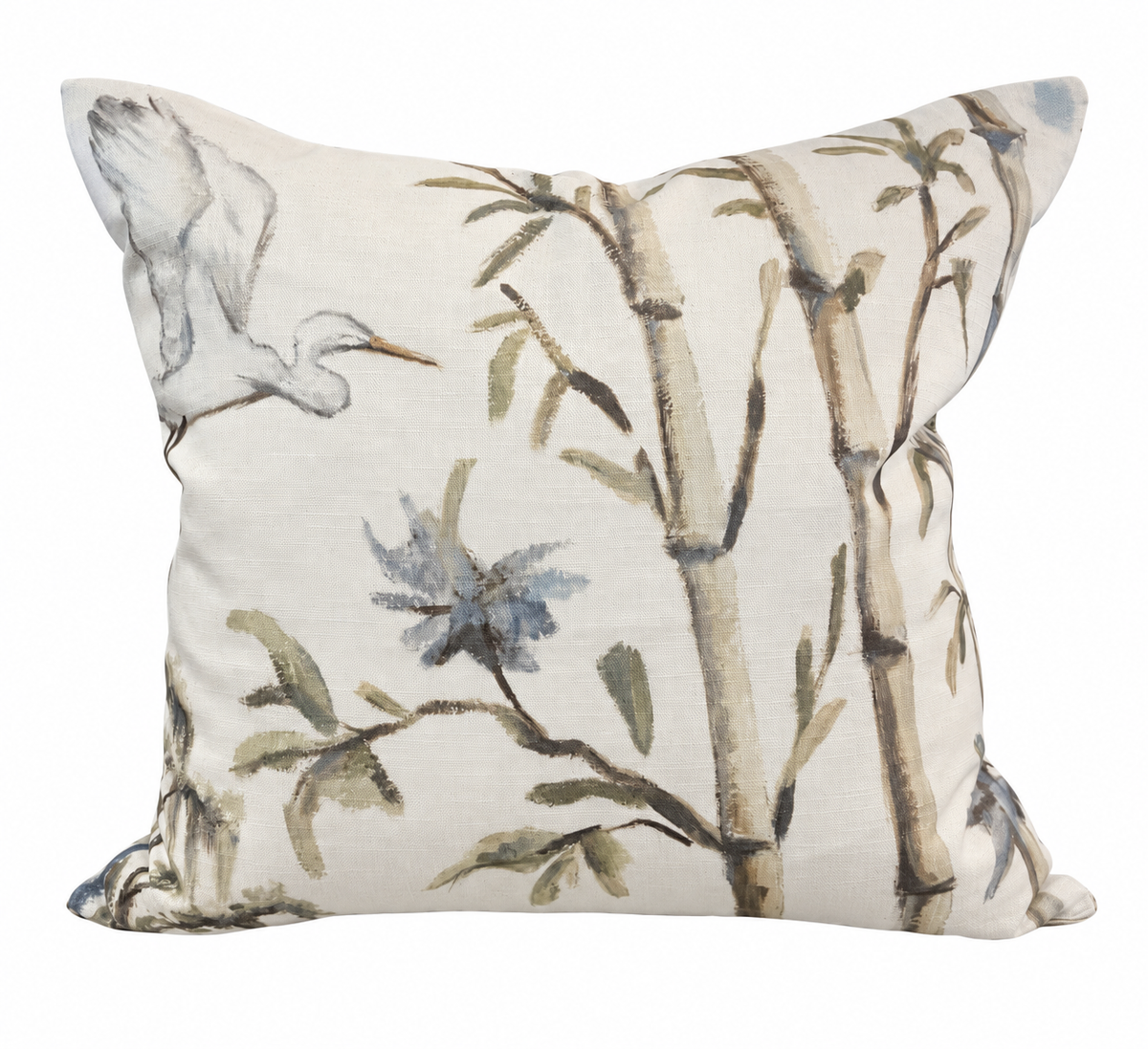 Blue Line Botanical Sanctuary Decorative Pillow 20x20, 22x22